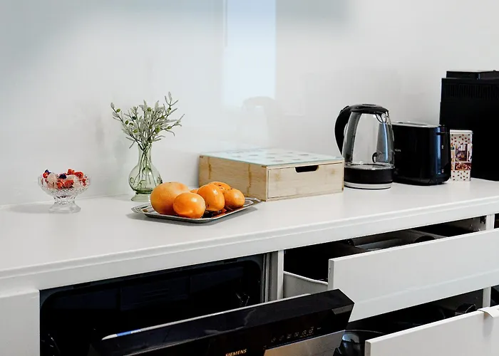 Apartment Prima New - Stylish - Town Hall Near - High-quality Beds & Linen - Full Kitchen - 4k Smart Tv - Elevator - For Up To 7 Guests - Free Overnight Ug Parking 20-30- 9-30 Oclock Near 28 Parking Spaces If Available Augsburg